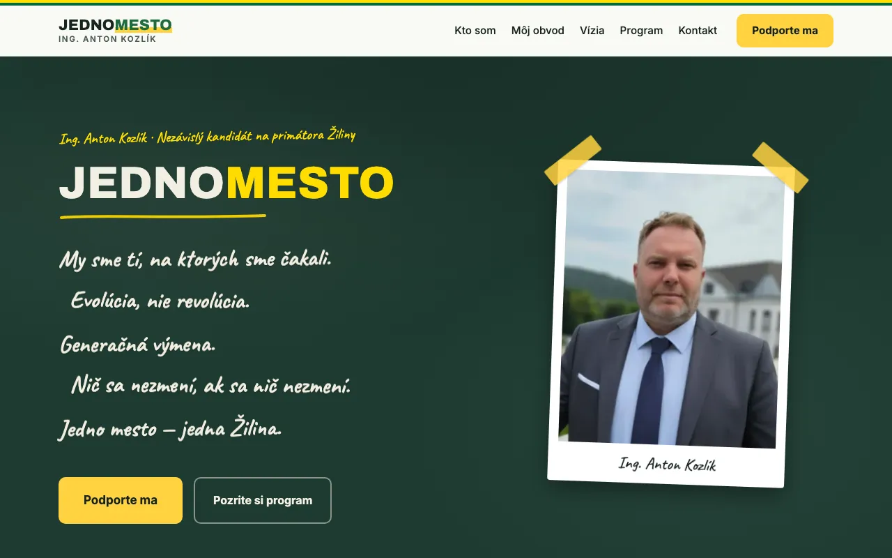 Web — Jedno mesto